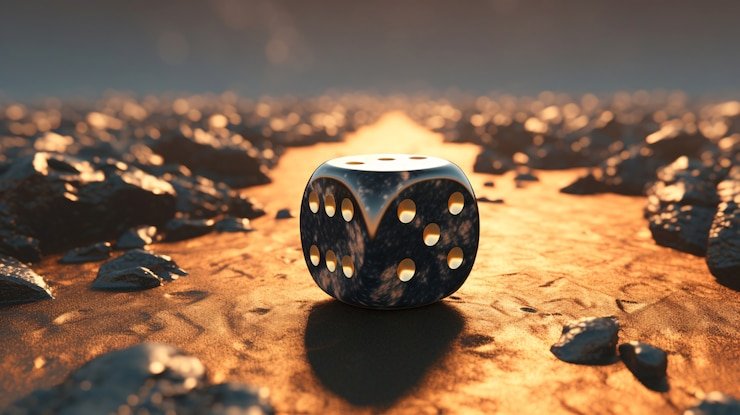 Antarmuka aplikasi kentoto untuk Dice Game di ponsel